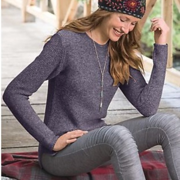 sahalie Sweaters - NWOT Sahalie Best Better Pullover in eggplant sahalie Sweaters - NWOT Sahalie Best Better Pullover in eggplant